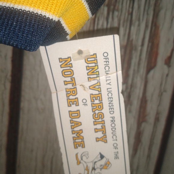 Notre Dame Fighting Irish Rare VTG Swingster 80's Navy Button Up Jacket (M) NEW - Picture 3 of 5